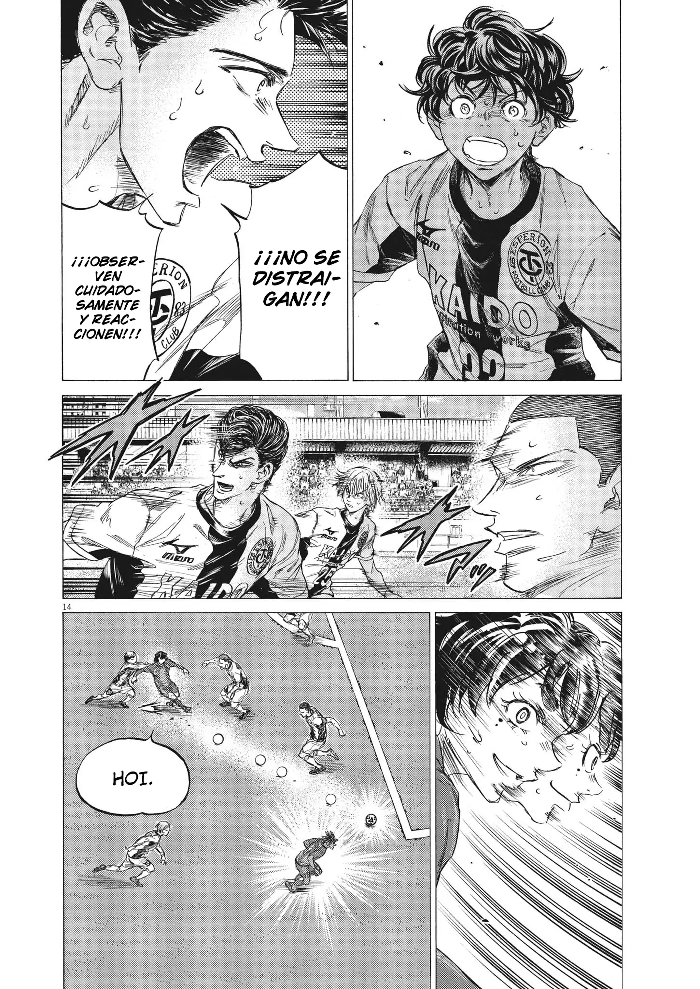 Ao ashi capítulo 353 página 14