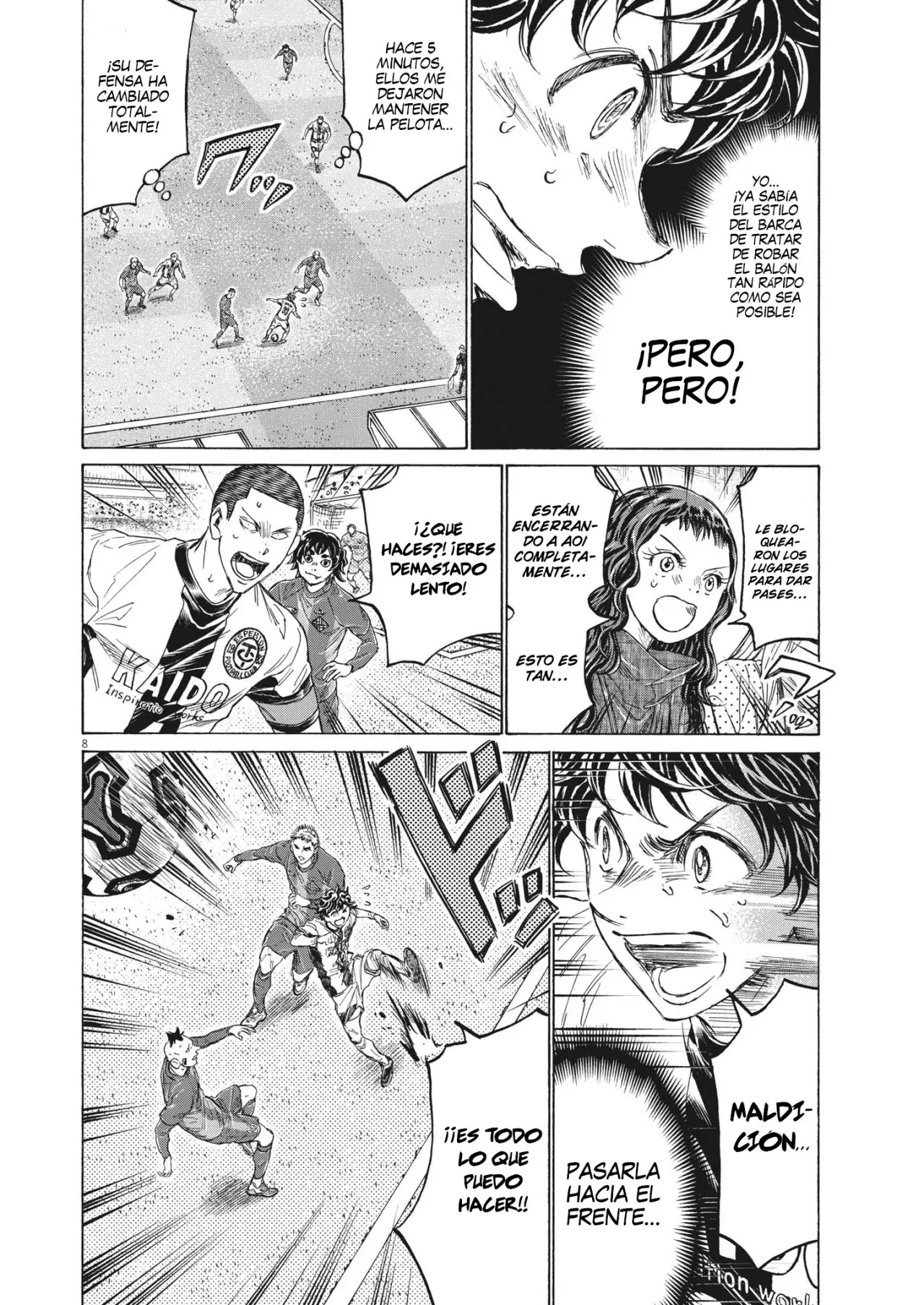 Ao ashi capítulo 354 página 9