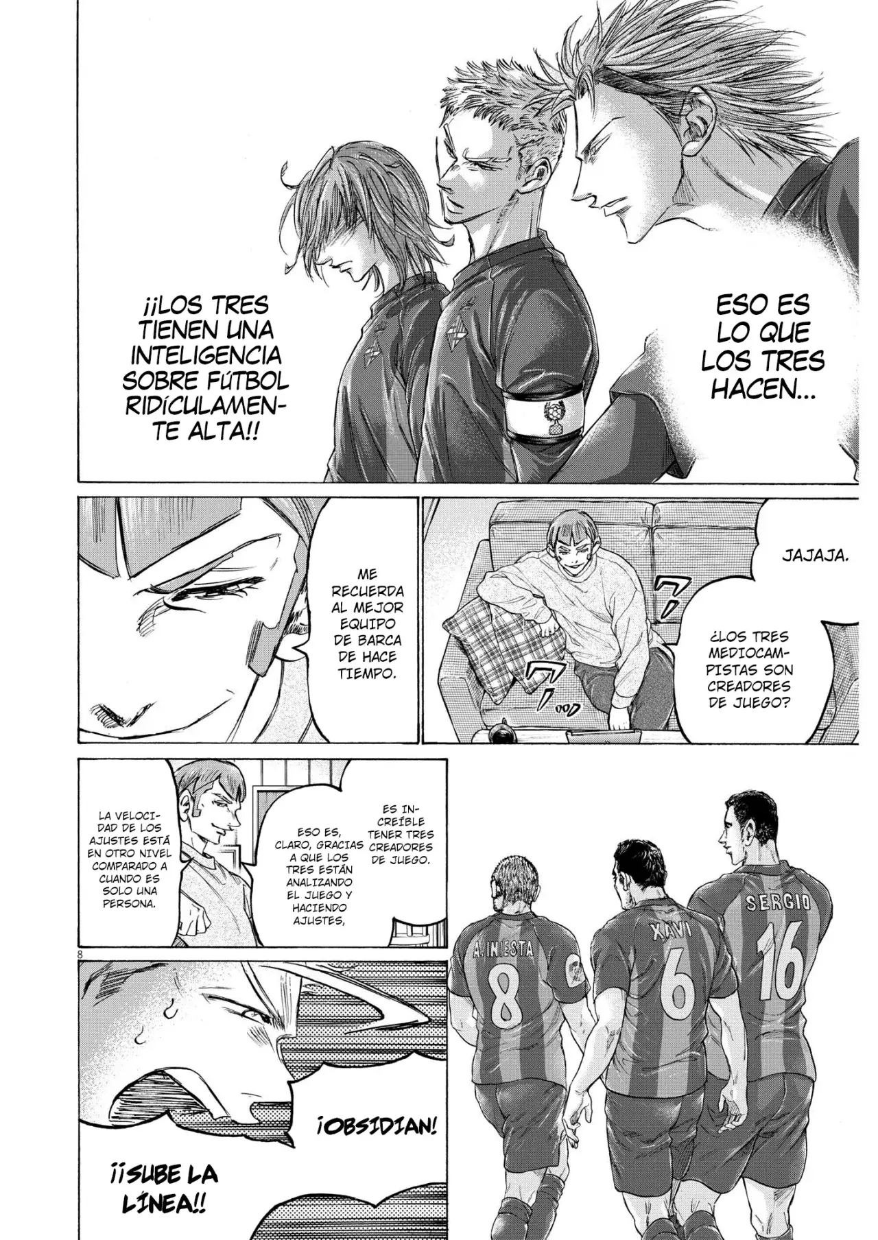 Ao ashi capítulo 355 página 9