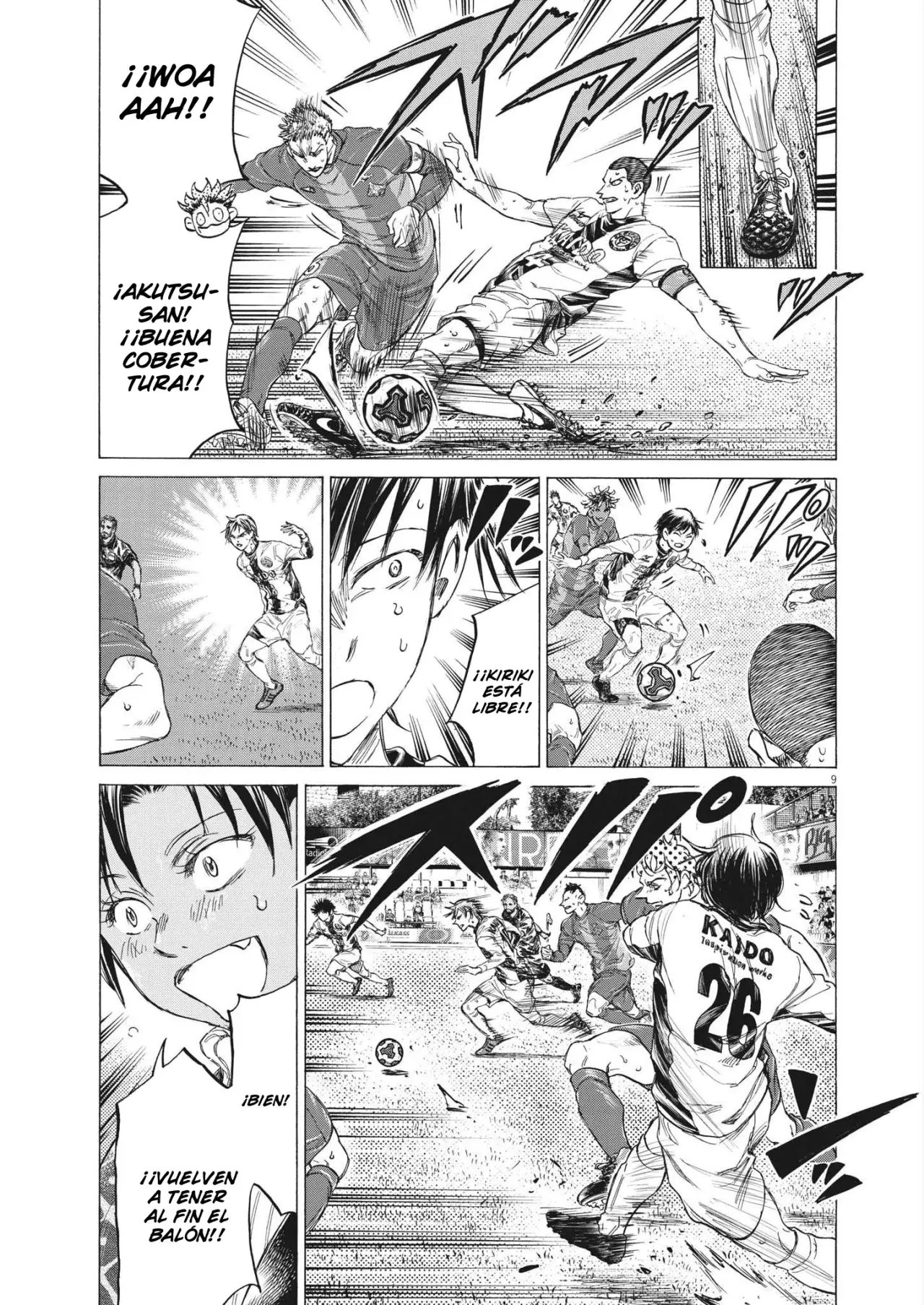 Ao ashi capítulo 356 página 9
