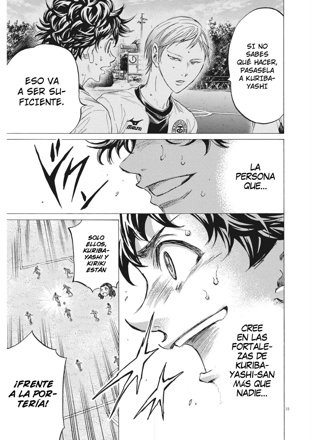 Ao ashi capítulo 357 página 16