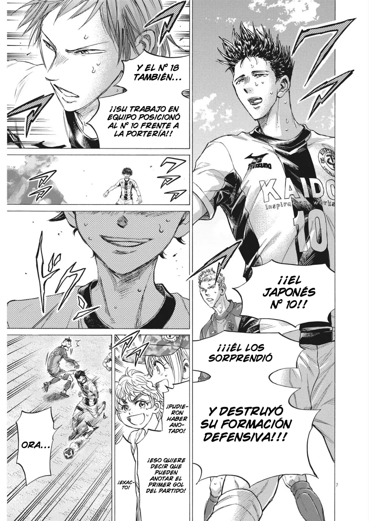 Ao ashi capítulo 358 página 8