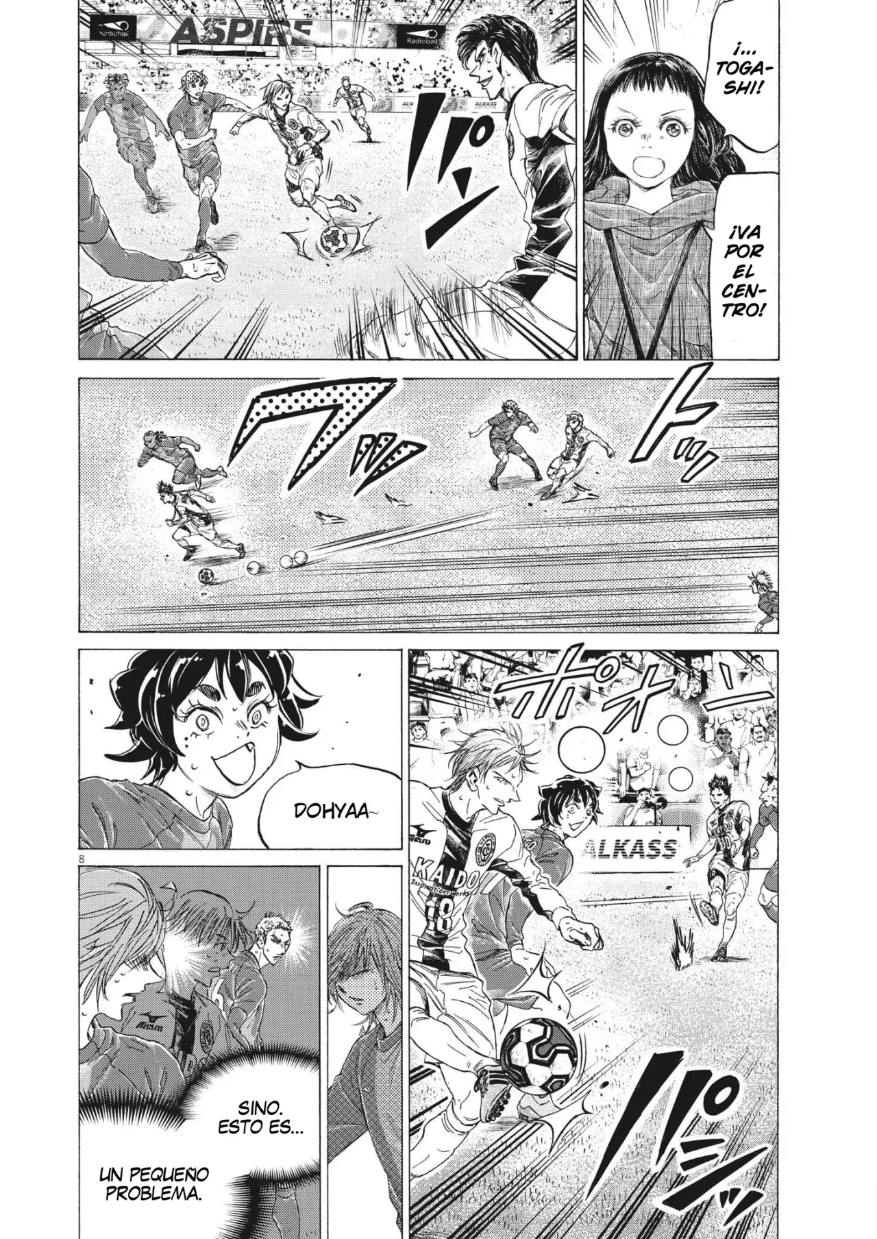 Ao ashi capítulo 358 página 9