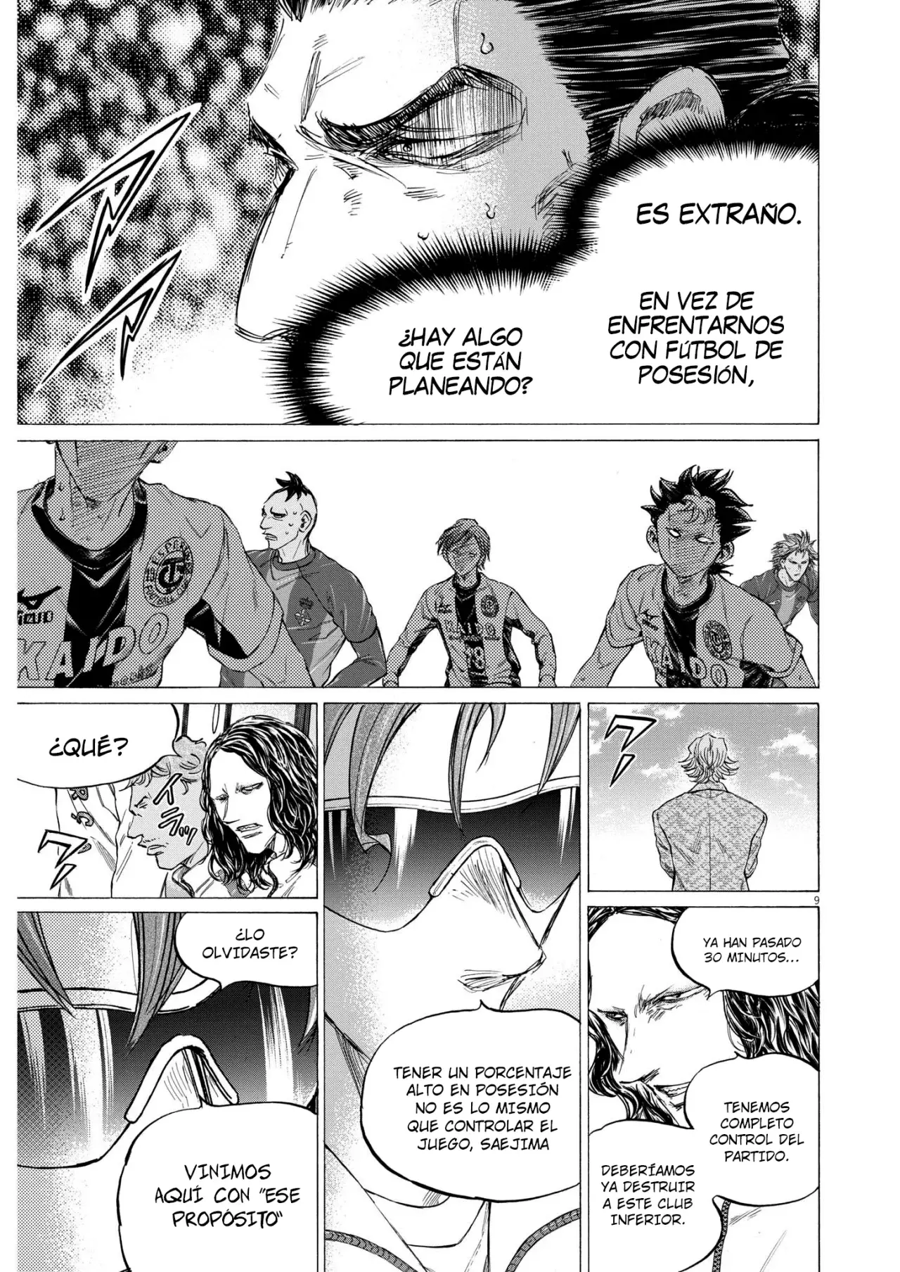 Ao ashi capítulo 360 página 9