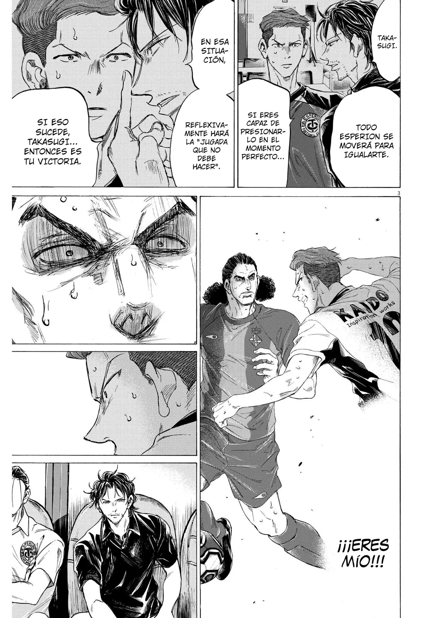 Ao ashi capítulo 361 página 4