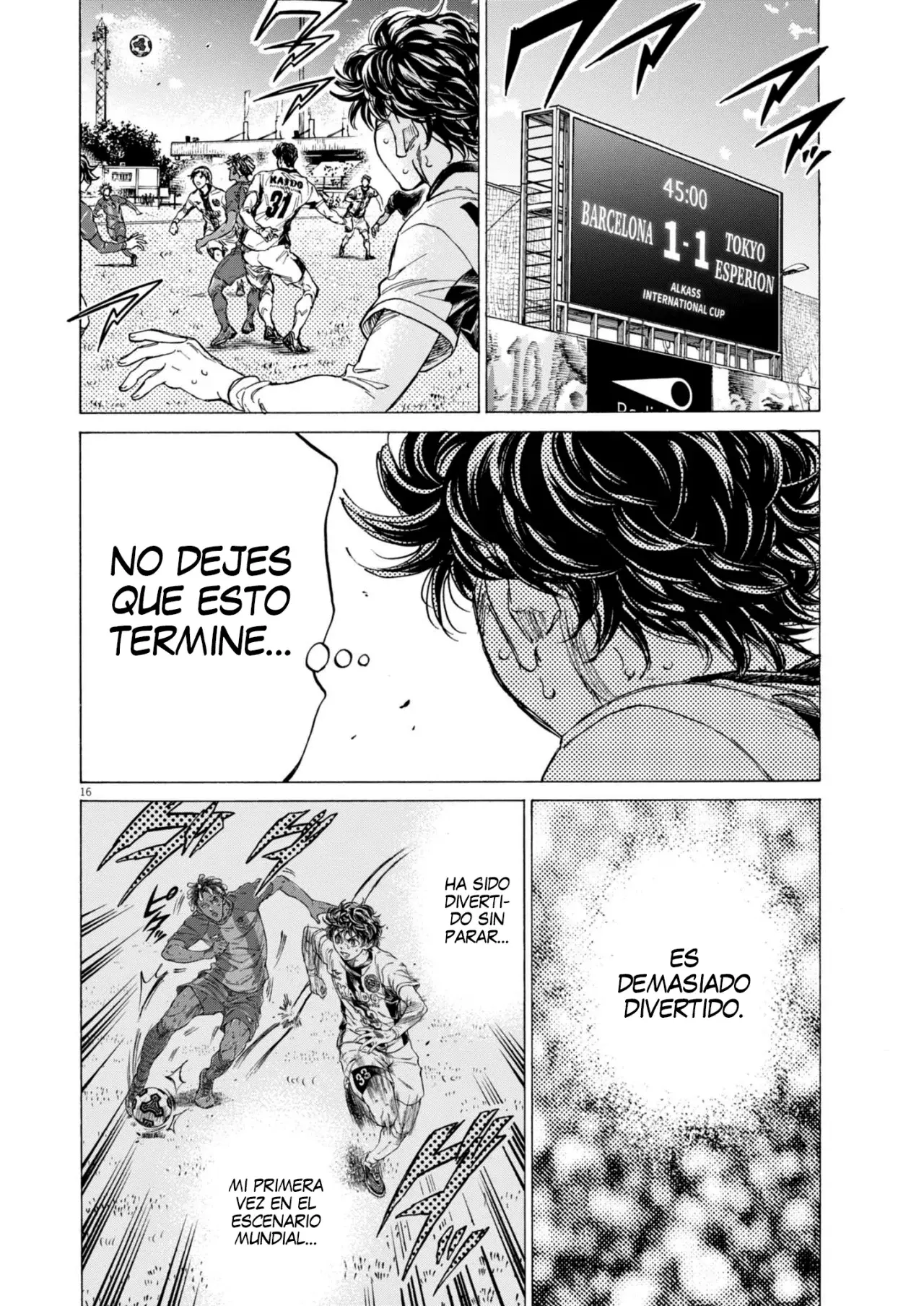 Ao ashi capítulo 367 página 16
