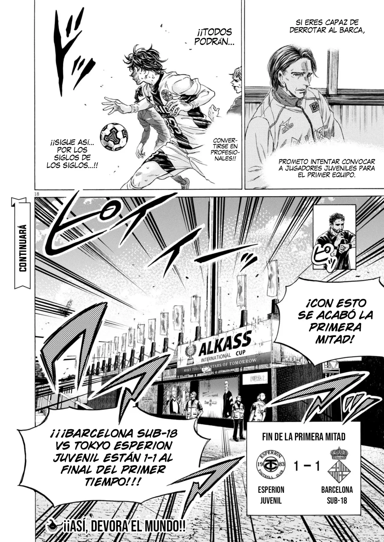 Ao ashi capítulo 367 página 18