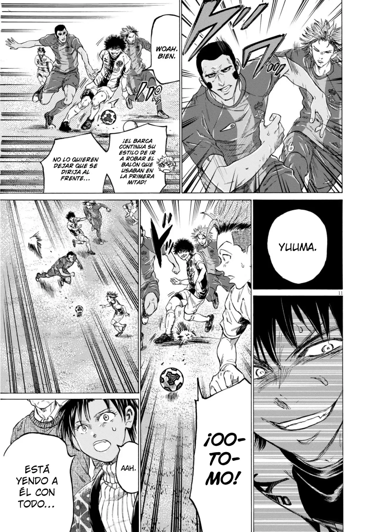 Ao ashi capítulo 373 página 12