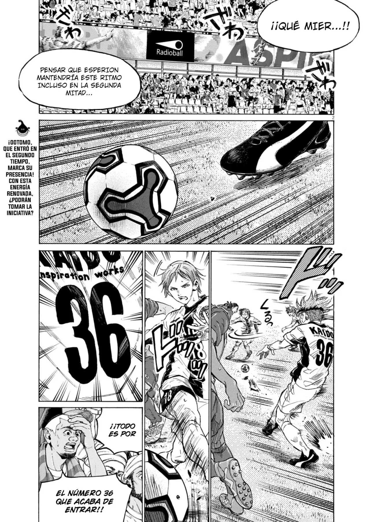 Ao ashi capítulo 374 página 4