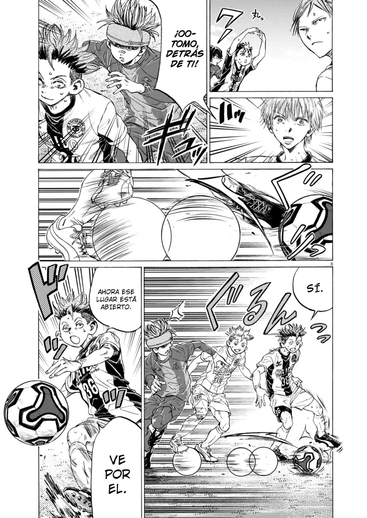 Ao ashi capítulo 374 página 10