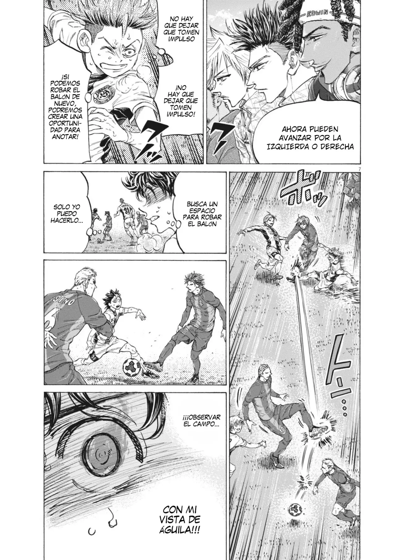 Ao ashi capítulo 384 página 8