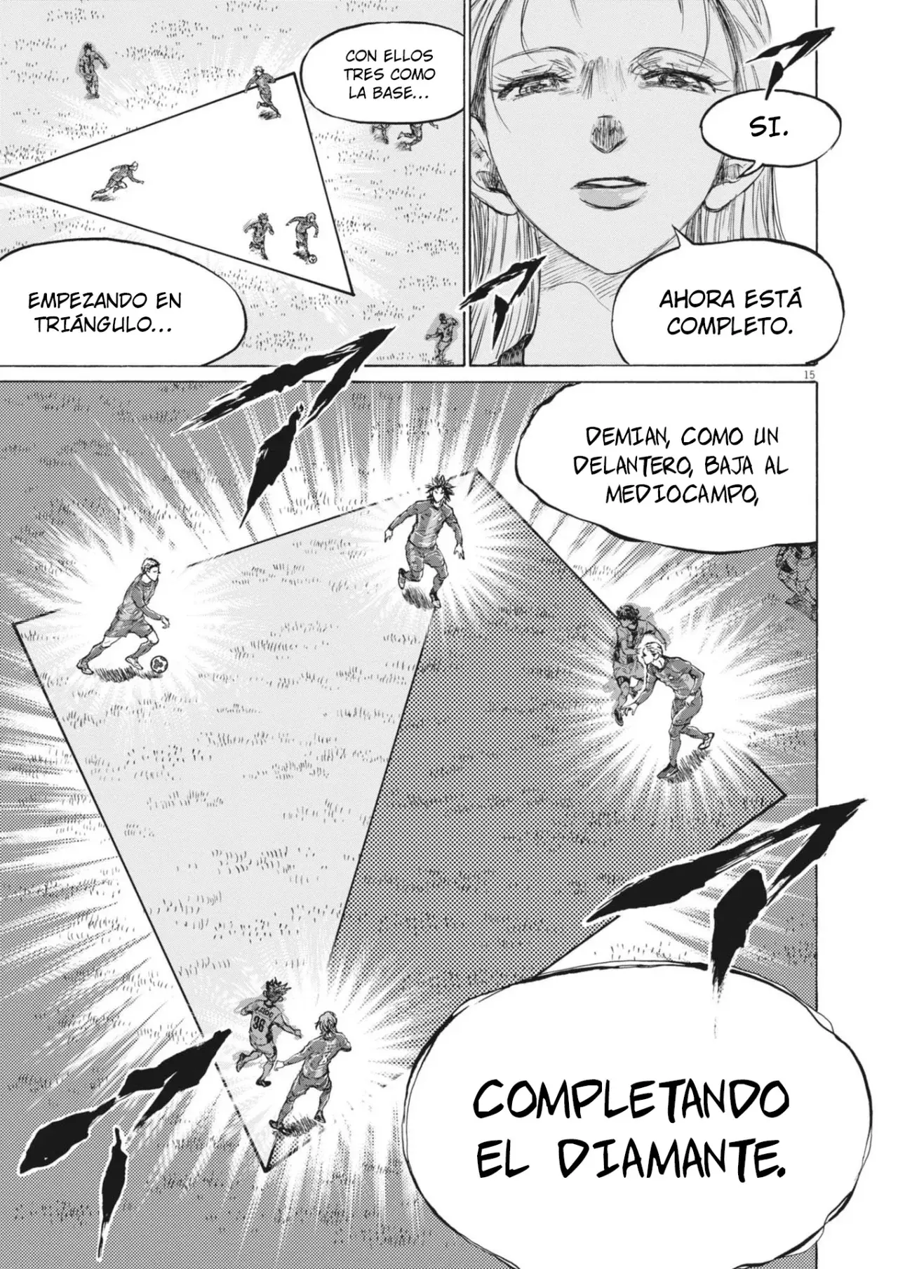 Ao ashi capítulo 384 página 16