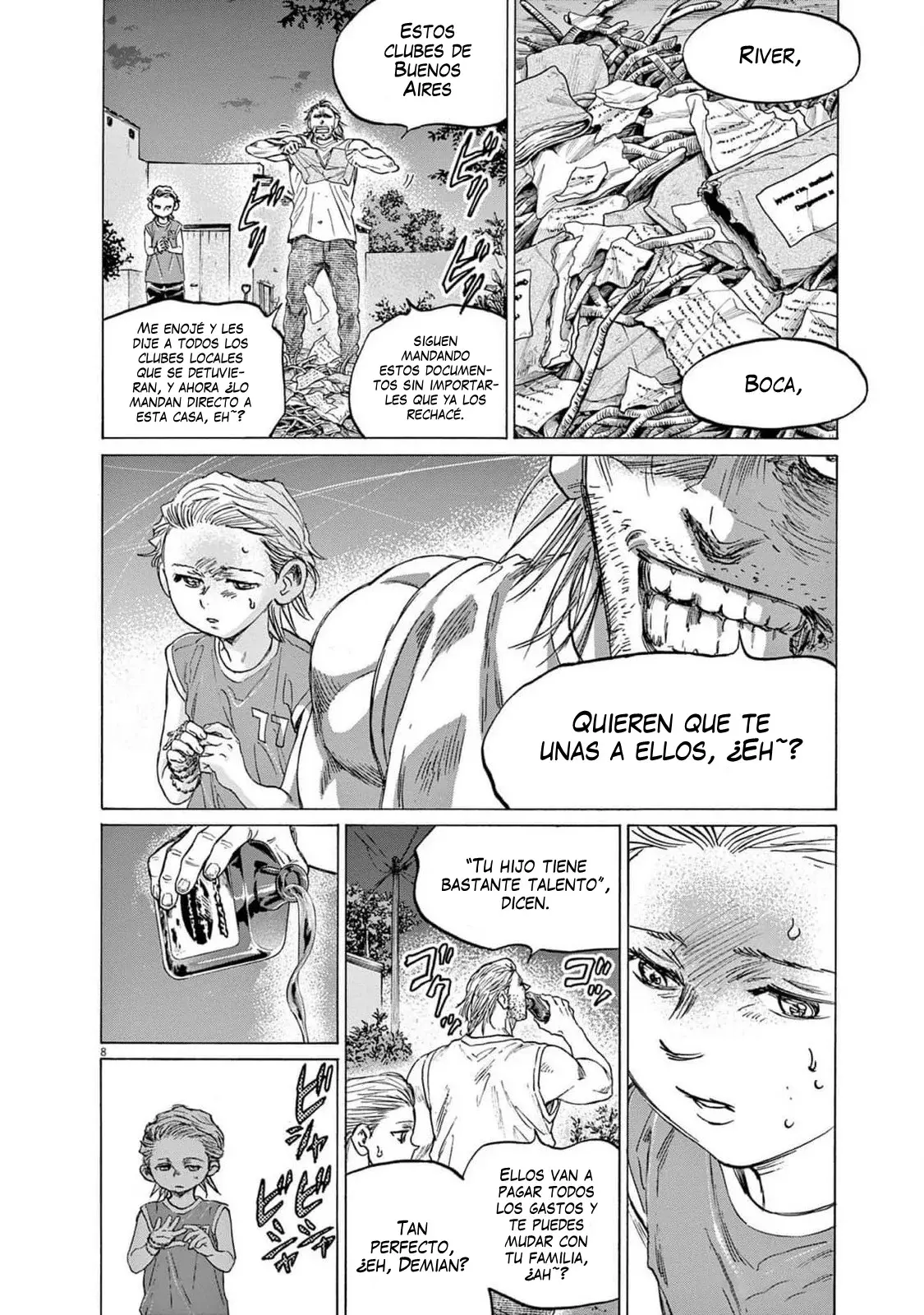 Ao ashi capítulo 388 página 10