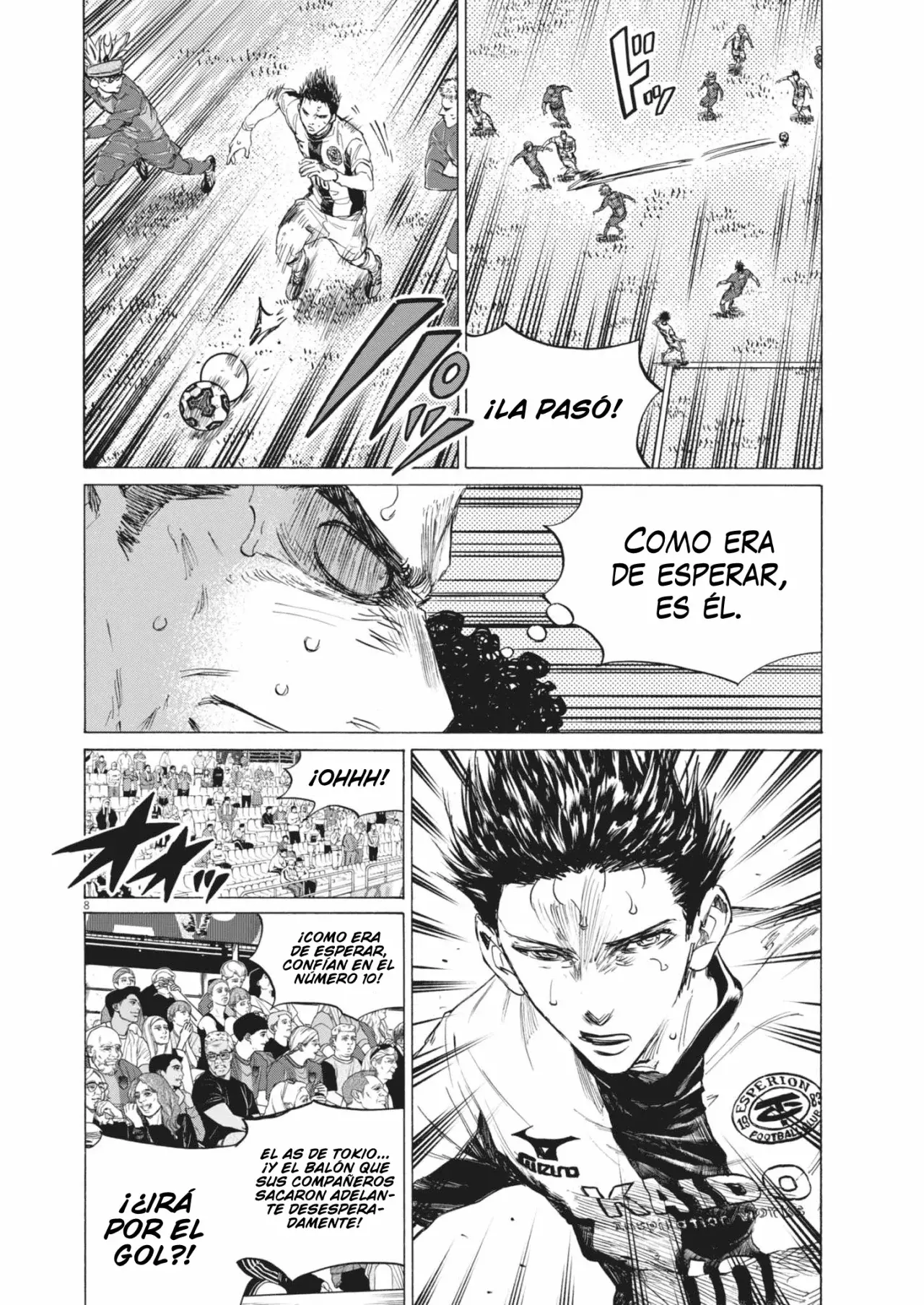 Ao ashi capítulo 392 página 9
