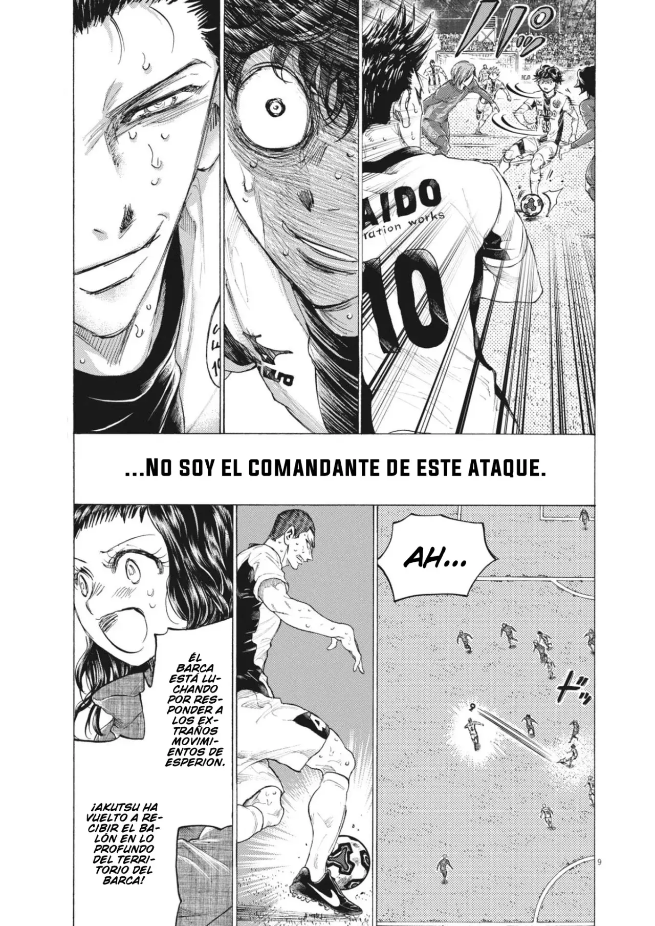 Ao ashi capítulo 395 página 10
