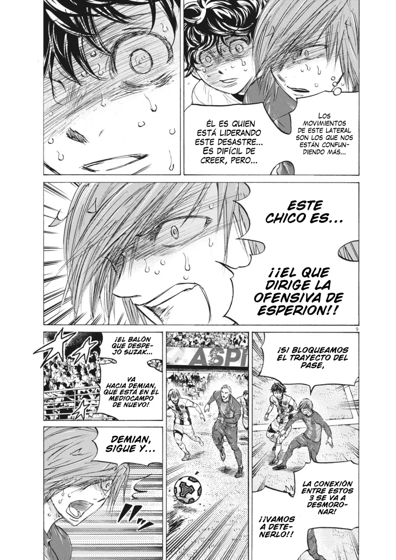 Ao ashi capítulo 396 página 10