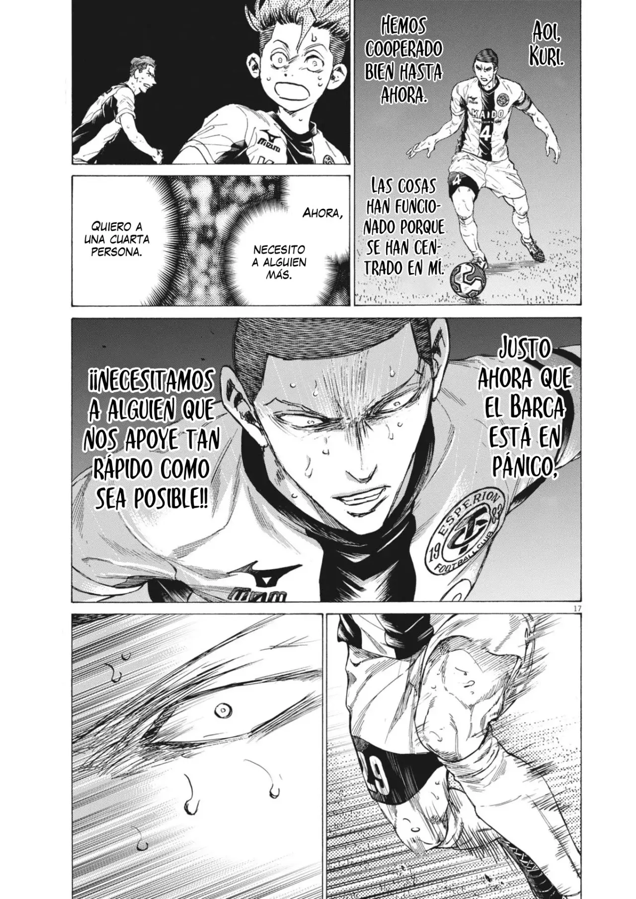 Ao ashi capítulo 396 página 17