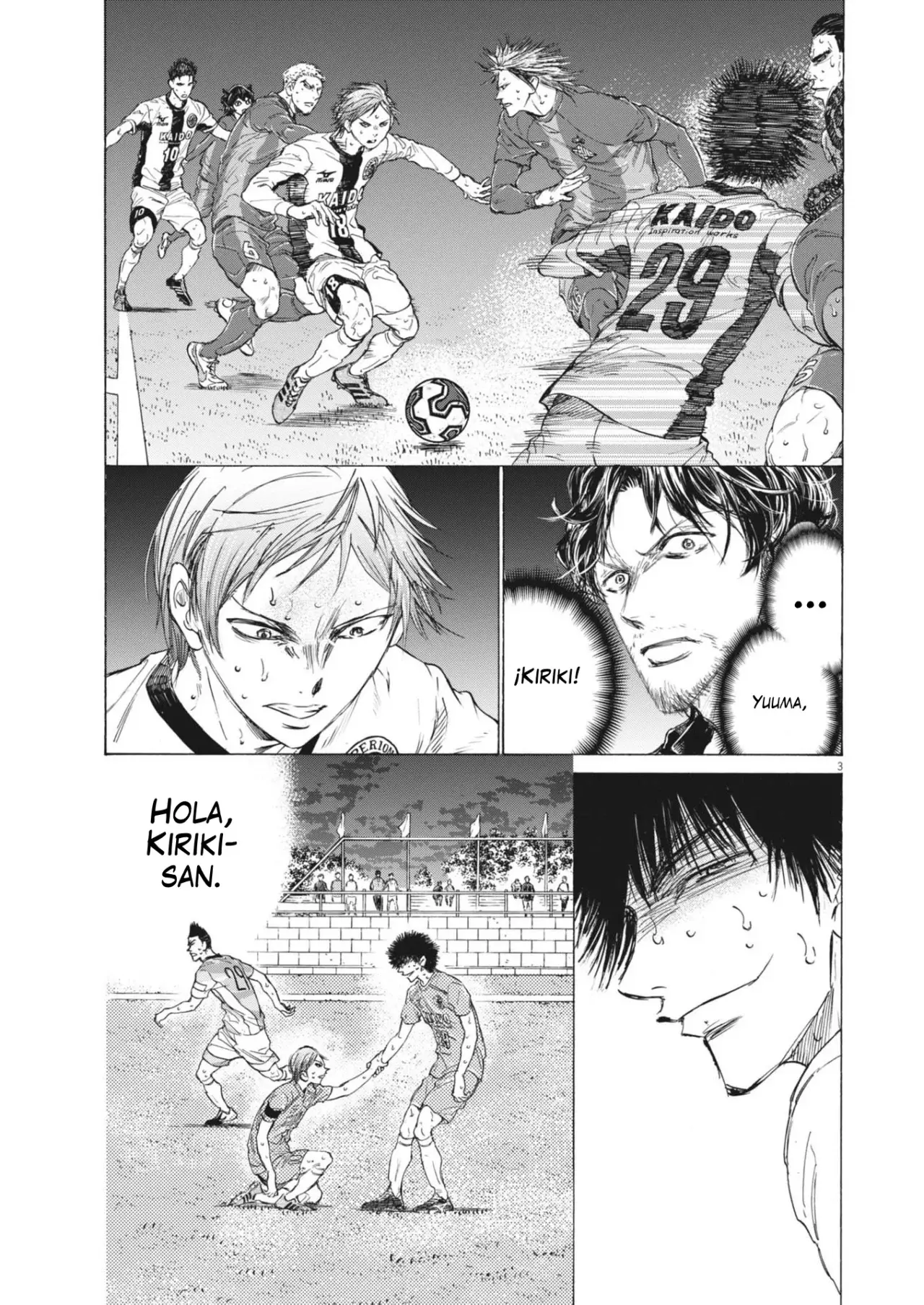Ao ashi capítulo 397 página 4
