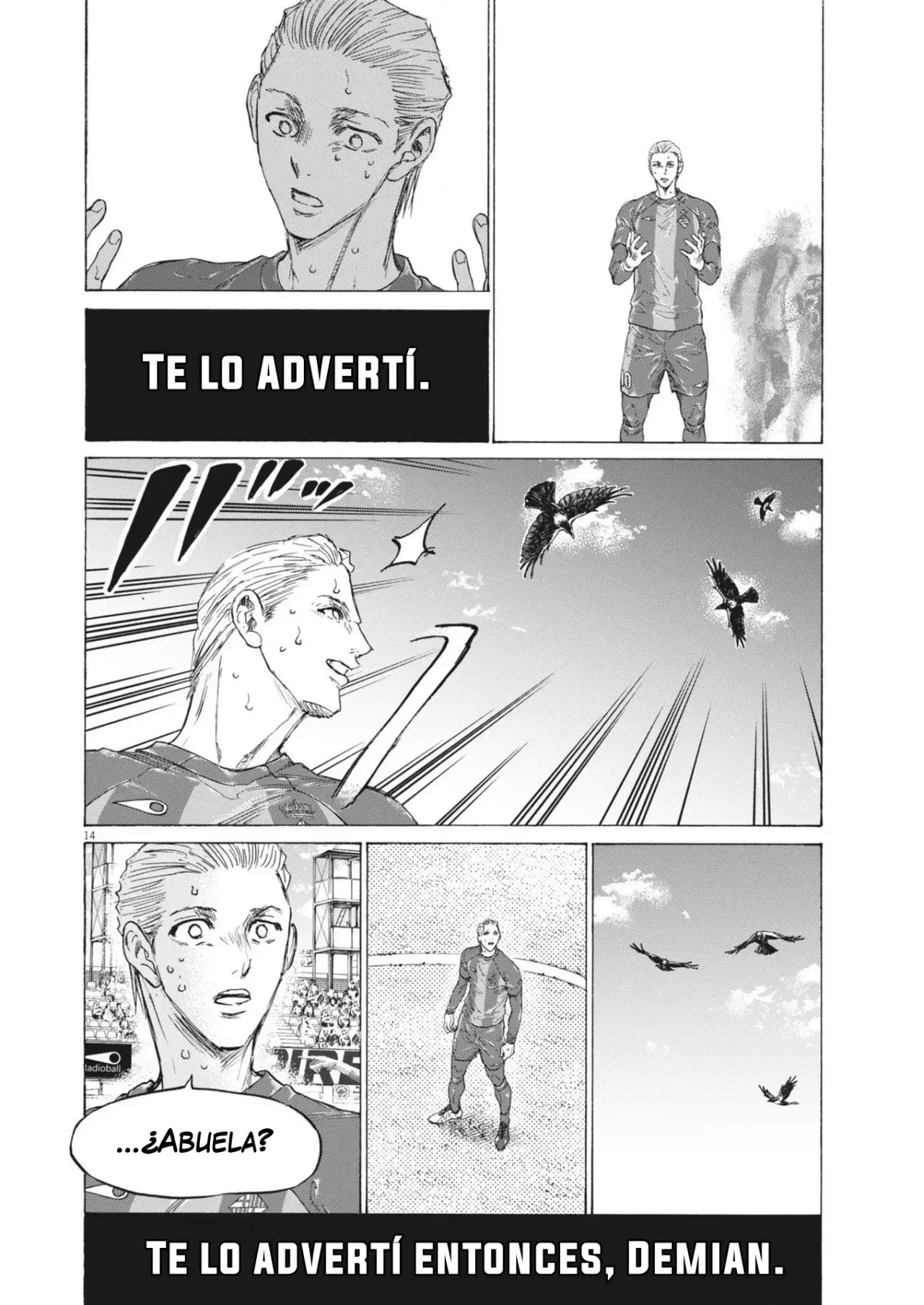 Ao ashi capítulo 398 página 14