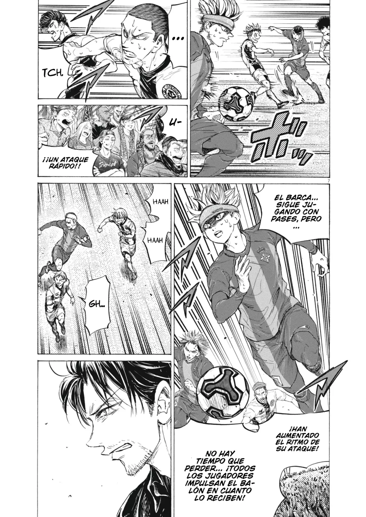 Ao ashi capítulo 400 página 7