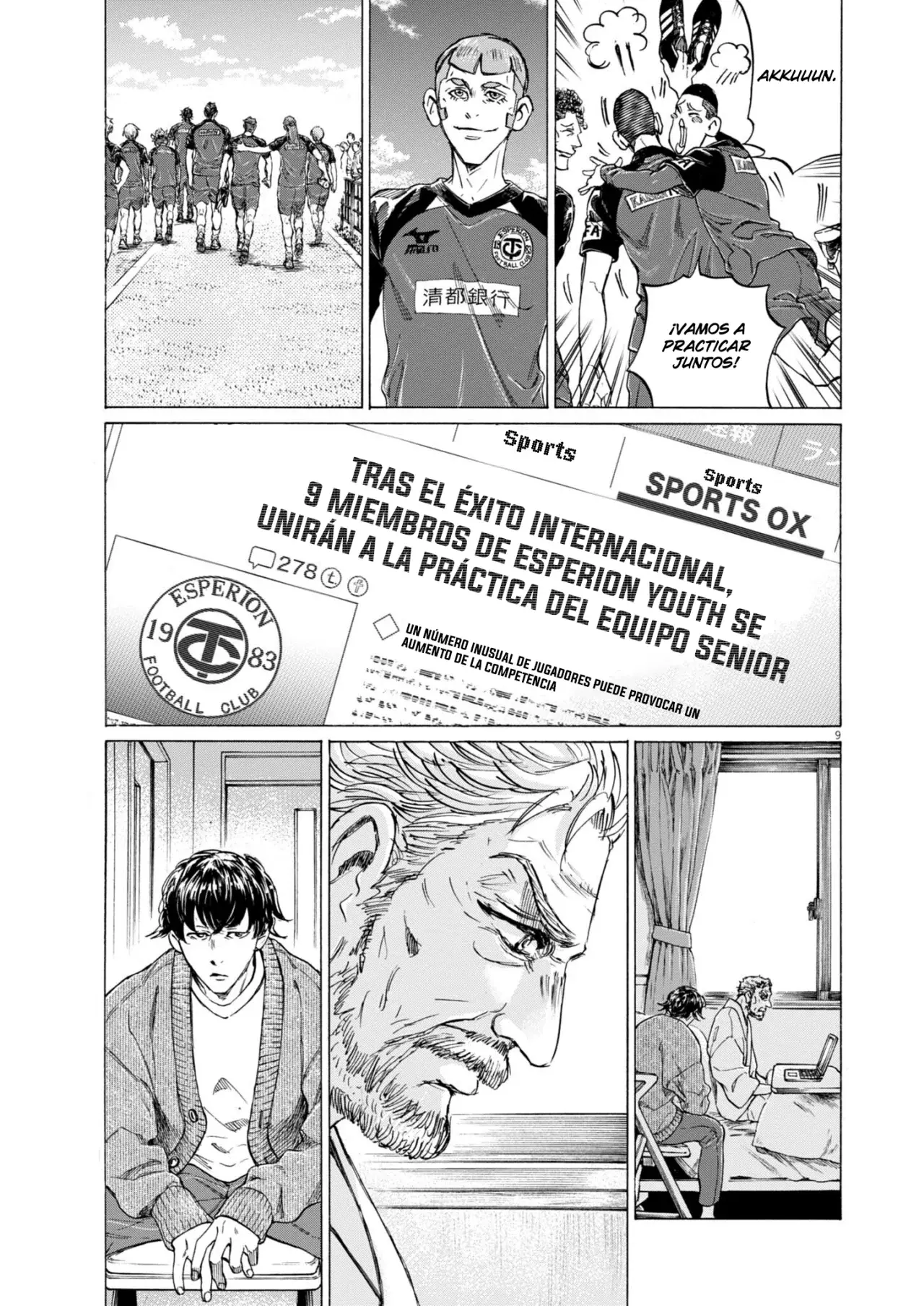 Ao ashi capítulo 408 página 10
