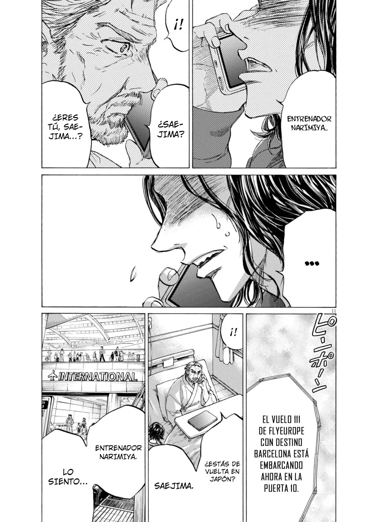 Ao ashi capítulo 408 página 12
