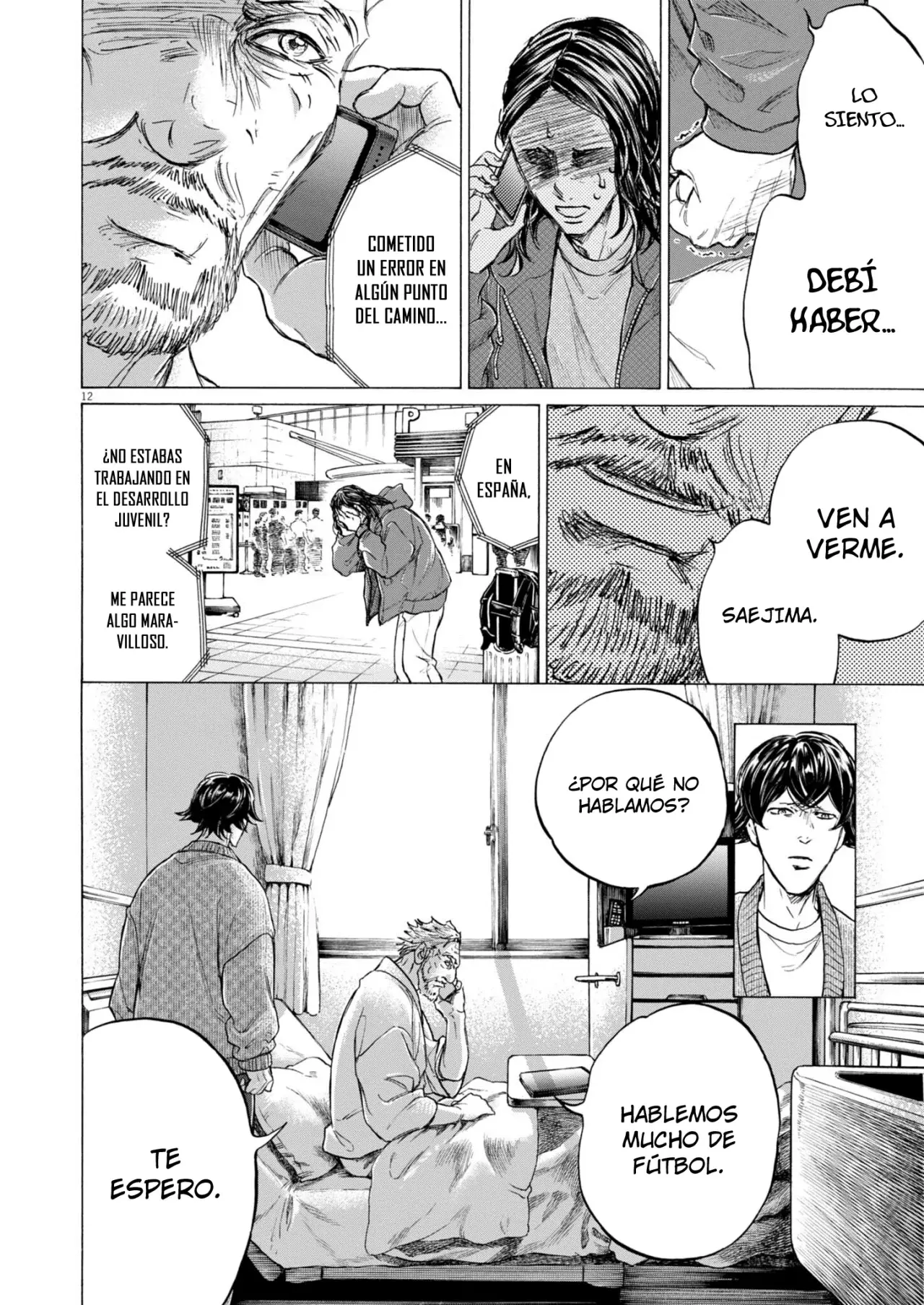 Ao ashi capítulo 408 página 13
