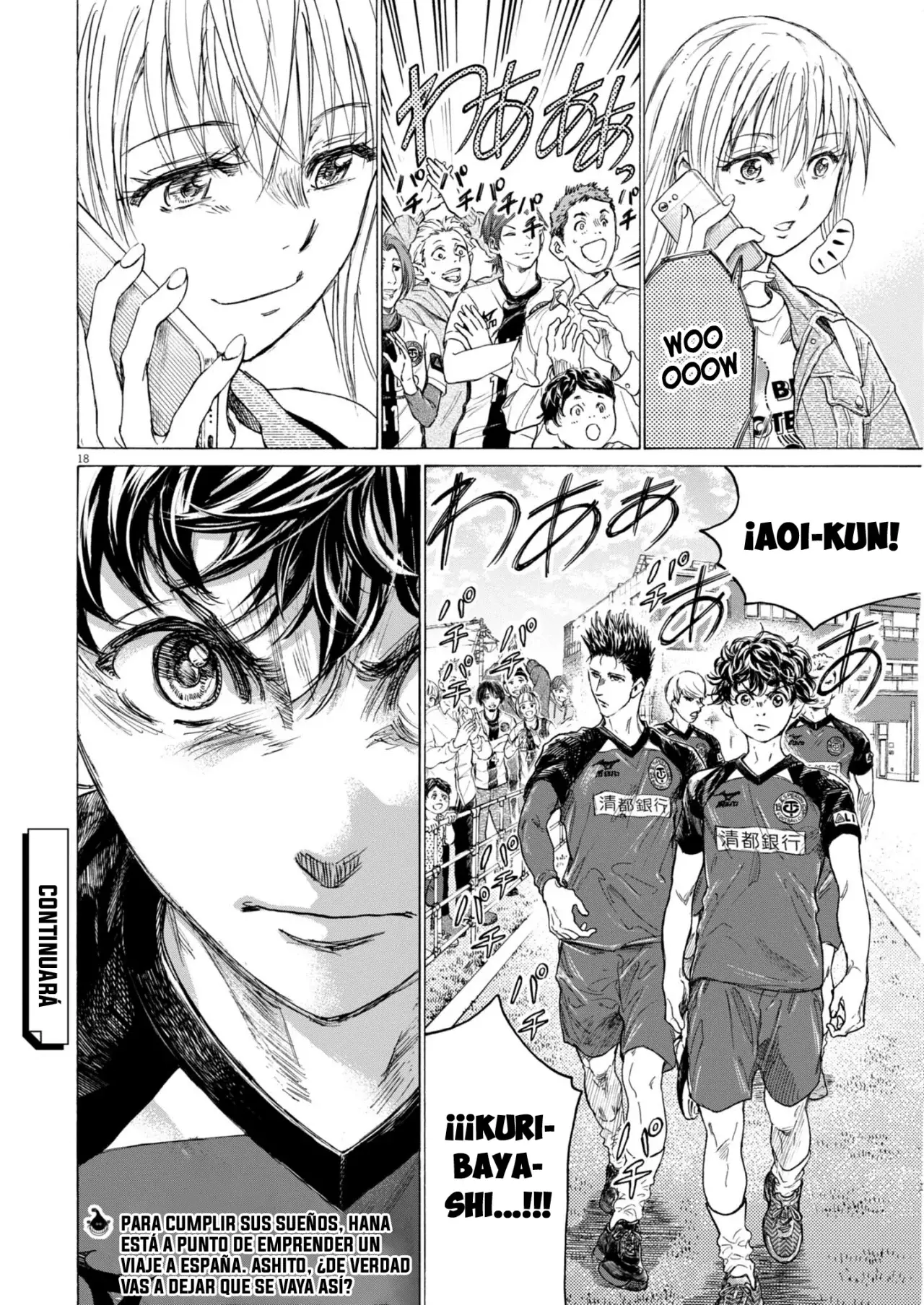 Ao ashi capítulo 408 página 19