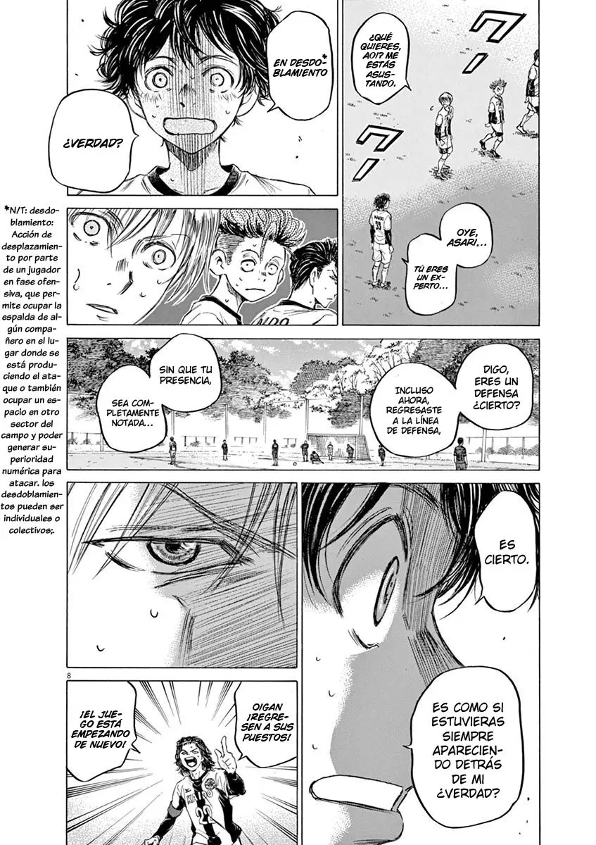 Ao ashi capítulo 49 página 9