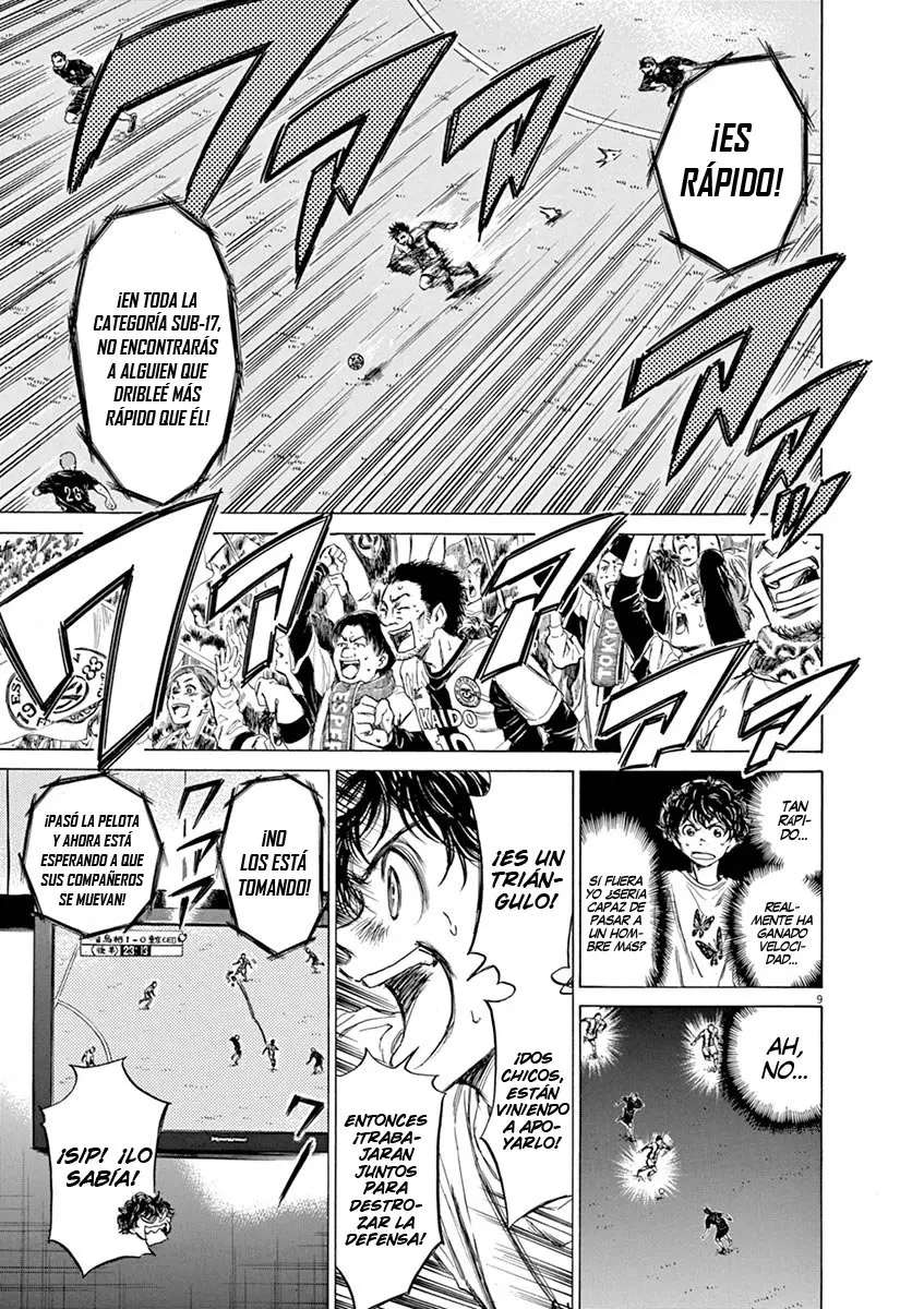 Ao ashi capítulo 57 página 10