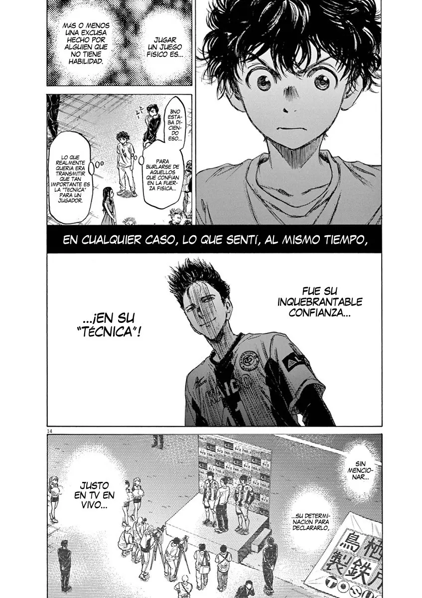 Ao ashi capítulo 58 página 15