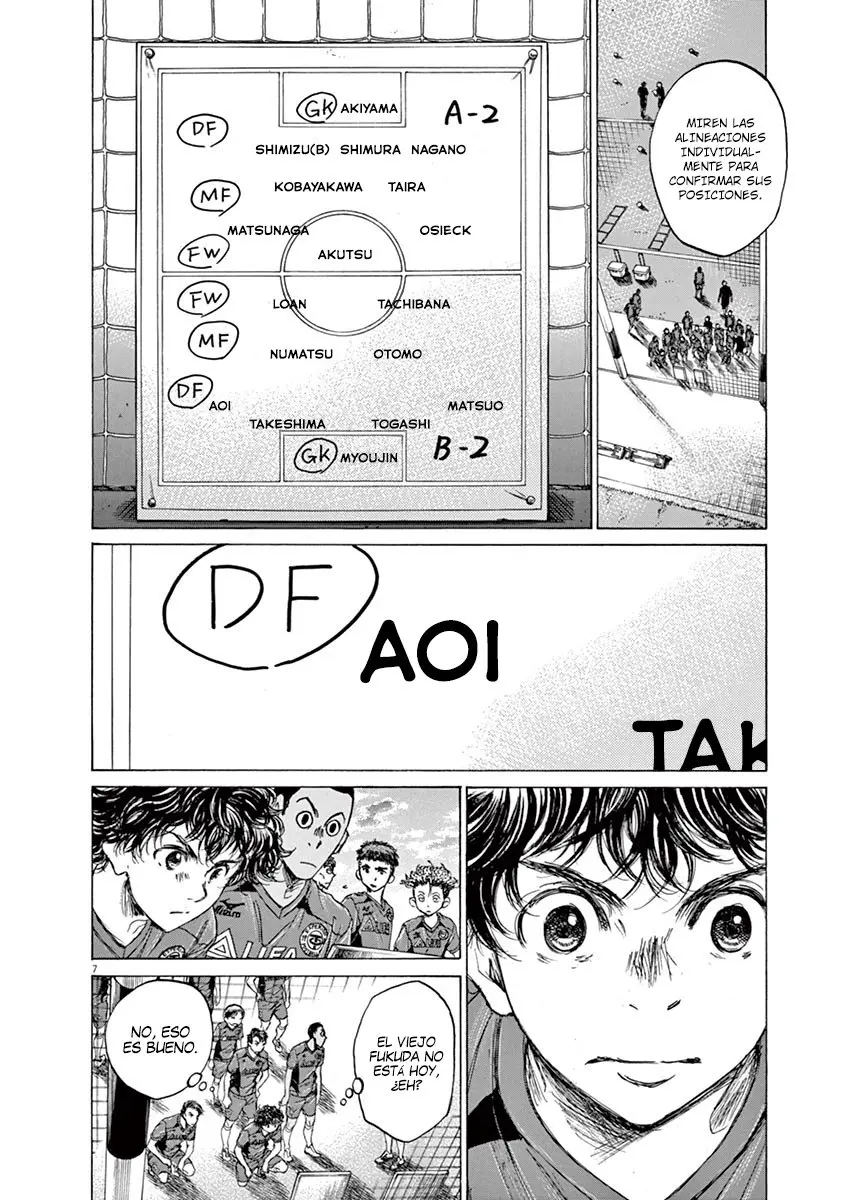 Ao ashi capítulo 66 página 9