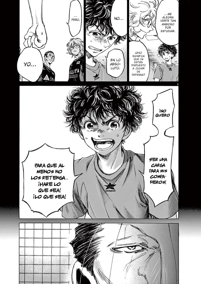 Ao ashi capítulo 71 página 10