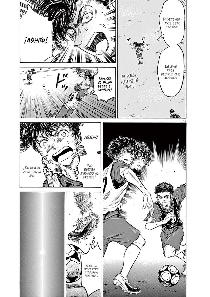 Ao ashi capítulo 71 página 16