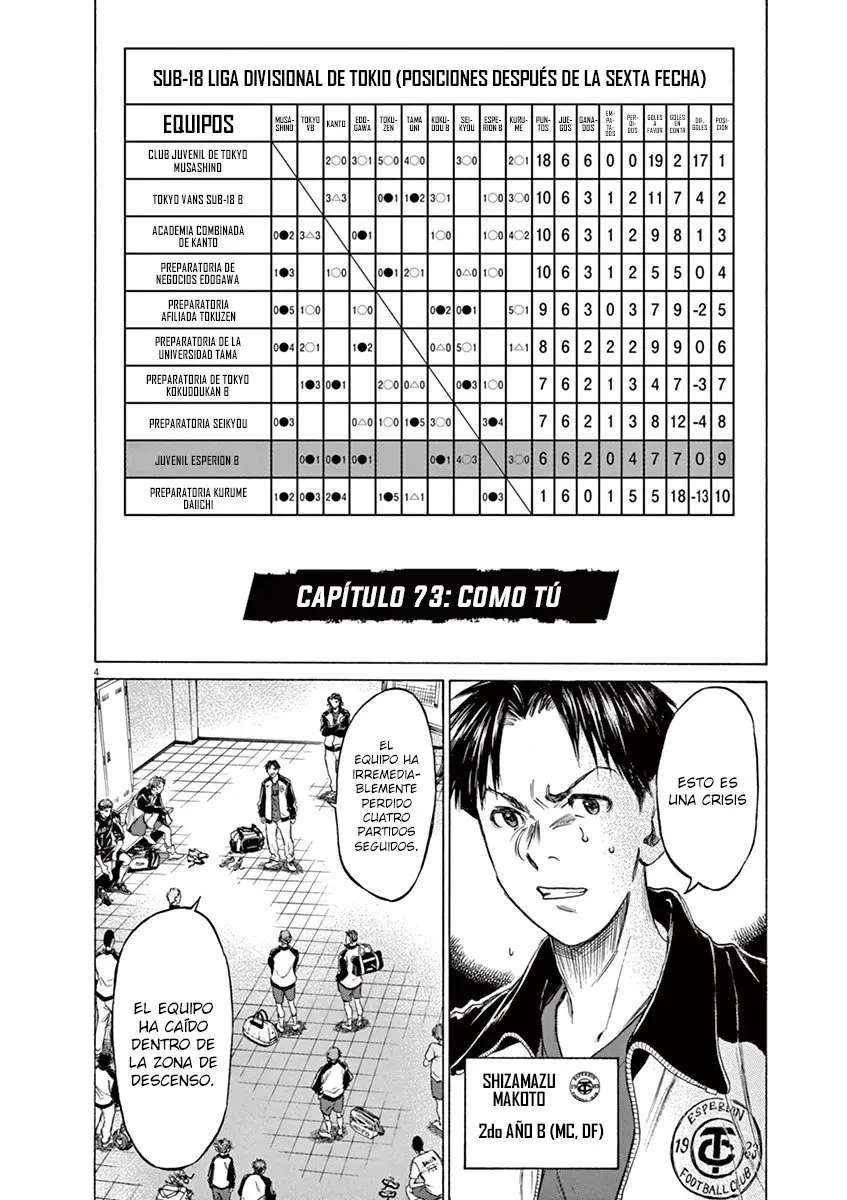 Ao ashi capítulo 73 página 11