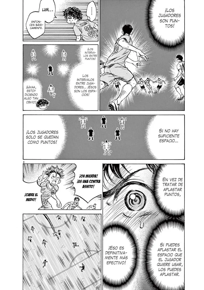 Ao ashi capítulo 78 página 8