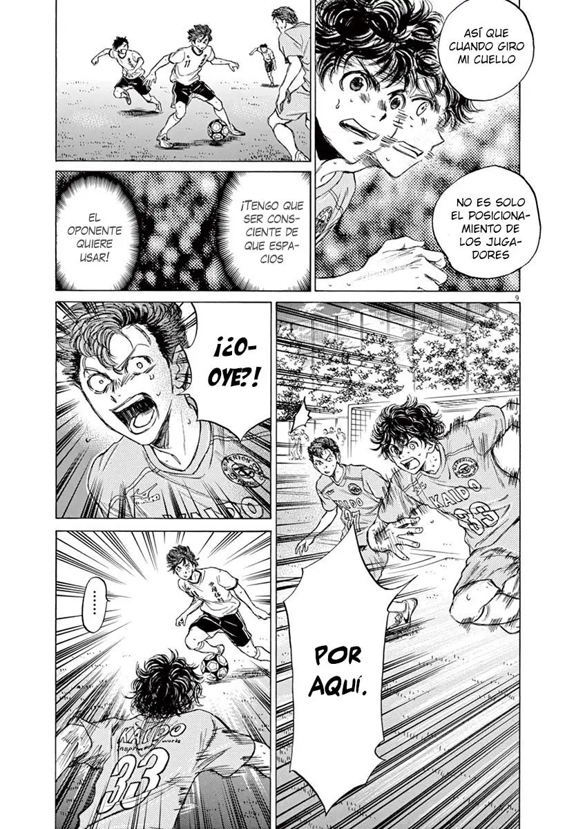 Ao ashi capítulo 78 página 9