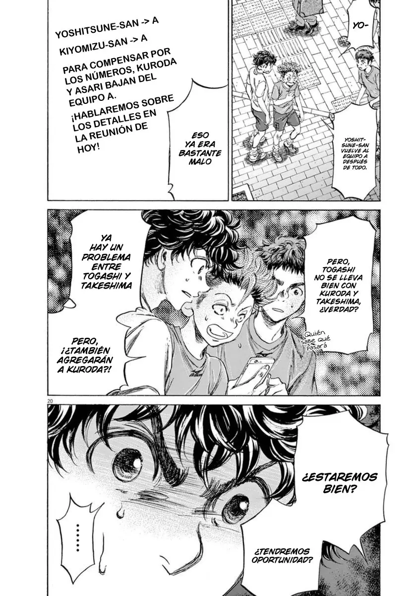 Ao ashi capítulo 87 página 22