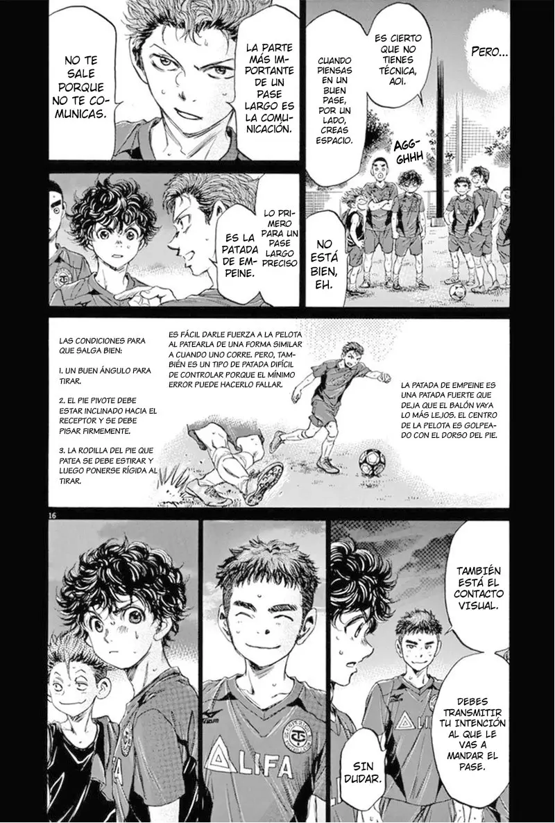 Ao ashi capítulo 94 página 16