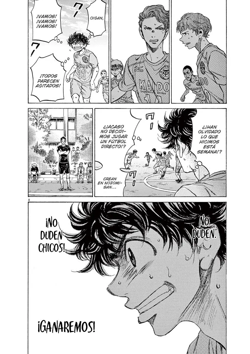 Ao ashi capítulo 97 página 9
