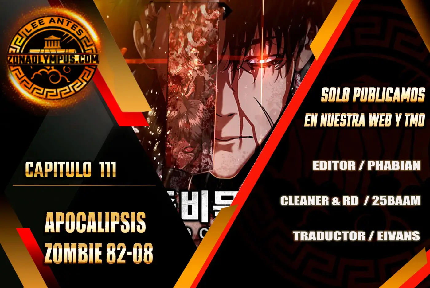 Apocalipsis Zombi 82-08 capítulo 111 página 1