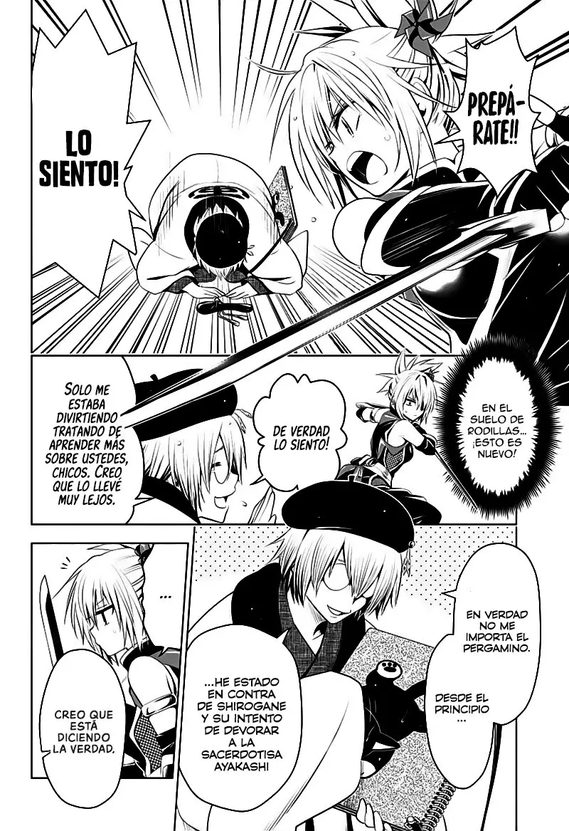 Ayakashi Triangle capítulo 13 página 19