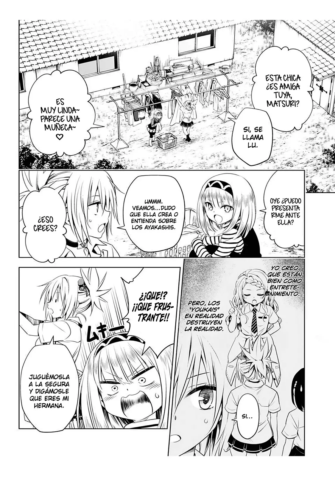 Ayakashi Triangle capítulo 74 página 9