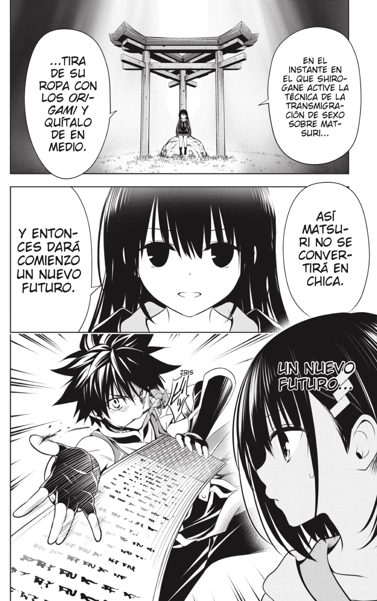 Ayakashi Triangle capítulo 88 página 4