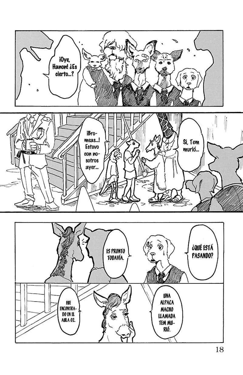 Beastars capítulo 1 página 18