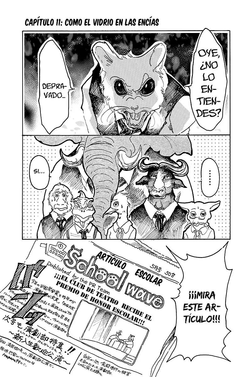 Beastars capítulo 11 página 2