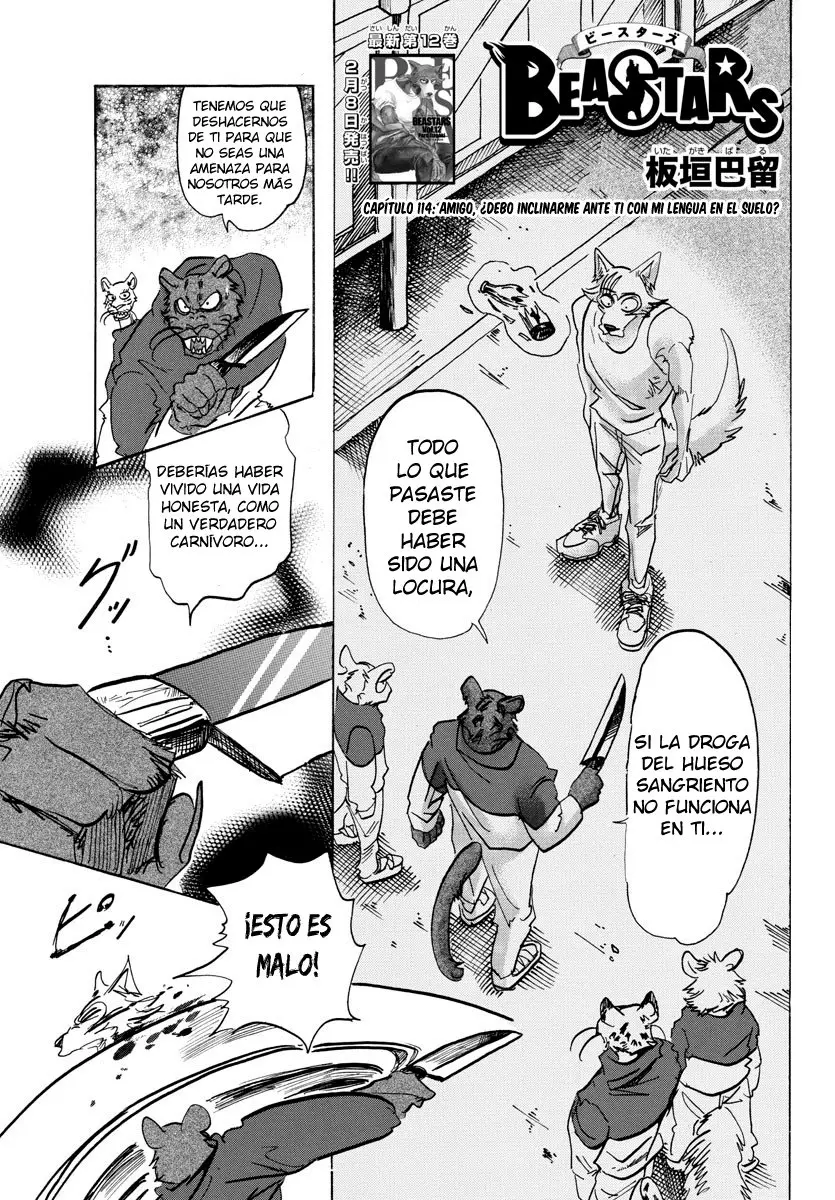 Beastars capítulo 114 página 2