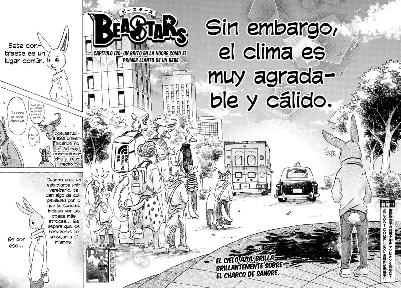 Beastars capítulo 120 página 3