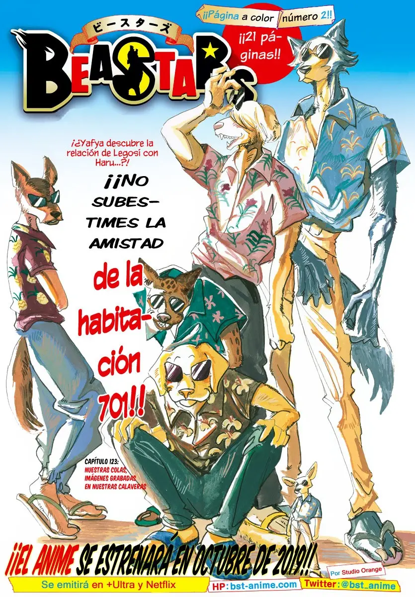 Beastars capítulo 123 página 3