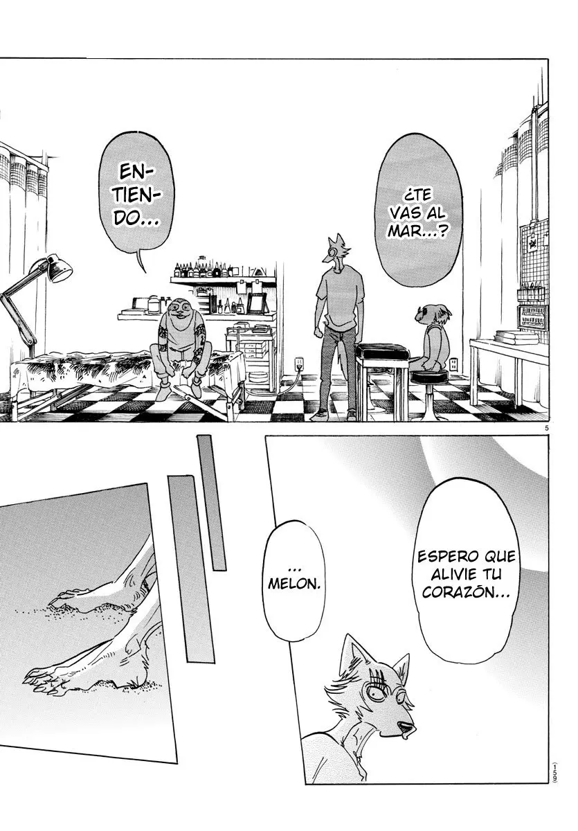 Beastars capítulo 140 página 7